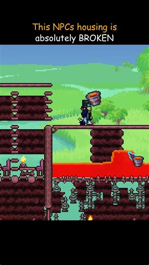 This terraria NPCs housing is BROKEN