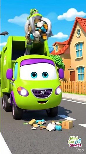 The Hungry Garbage Truck 🚛♻️ | Recycling Cartoon for Kids | Turning Trash into Toys!