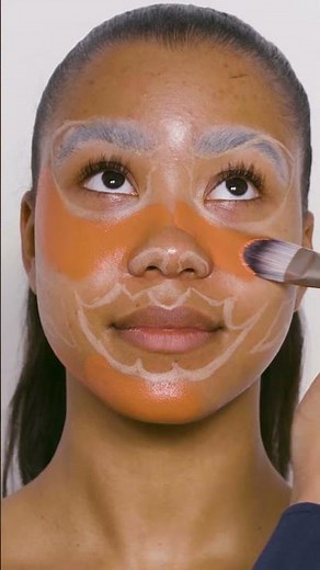 How to 3D Pumpkin Face Paint | Halloween 2023