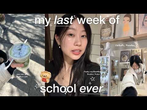 uni vlog: my LAST week of school EVER, final essays, last bit of student life