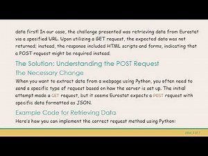Retrieve Data from Eurostat Using Python's Requests and BeautifulSoup