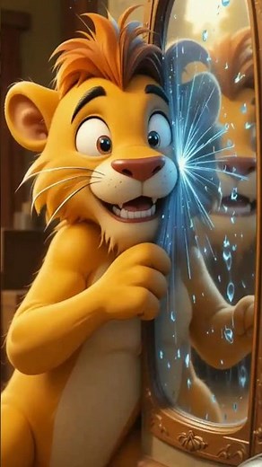 Leo vs Mirror Cat?! | Funny Cartoon Cat Sees Himself for the First Time | 8K Pixar-Style Animation
