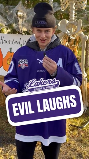 2.9K views · 48 reactions | Practicing our 'Evil Laughs' for Halloween | Fort Frances Lakers | Facebook