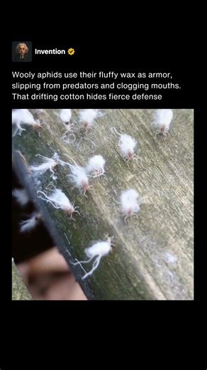 The “Cotton” Bug With a Crazy Secret Defense 🐛 #shorts