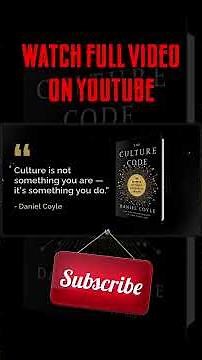 Secrets Behind Highly Successful Teams & Leaders | The Culture Code by Daniel Coyle 🧠