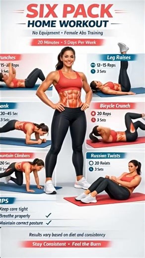 🔥 5-Minute Abs Workout at Home | Strong Core & Flat Belly Exercises