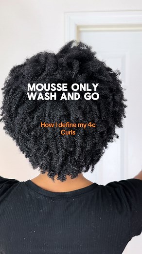 Styling 4C Curls with The Doux Mousse Def | Wash and Go Tutorial