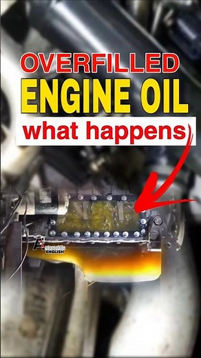 What Happens When You OVERFILL Your Engine Oil#AutoRepair #OverfilledOil