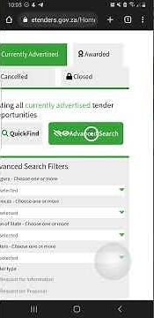 How to download tenders for free on www.etenders.gov.za