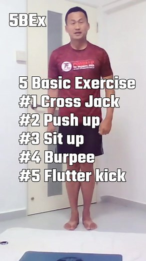 5BEx 5 Basic Exercise #fitness #army #singapore