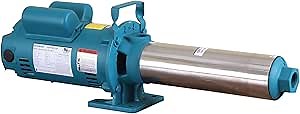 LUMIRA Multi stage booster pump - 7 GPM,12 STAGE, 1 hp, 115/230 Volts, 1 phase, 1" FNPT connections