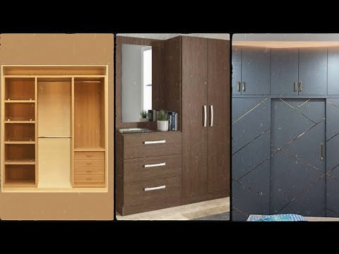 100 Modern Wooden Cupboard Design Ideas for Small Bedroom #decor