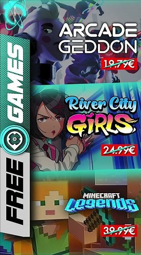 💰Triple the Fun & Get Your Free Arcadegeddon Plus River City Girls & Minecraft Legends!