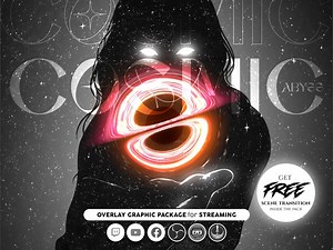 Cosmic Abyss Aura Stream Overlay | Dark Space Theme Stream Pack - Etsy