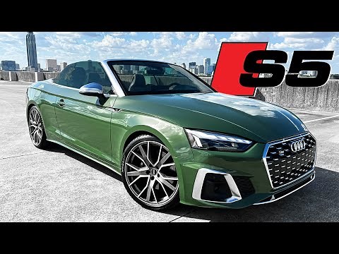 2022 Audi S5 Cabriolet Walkaround Review + Exhaust Sound & Launch