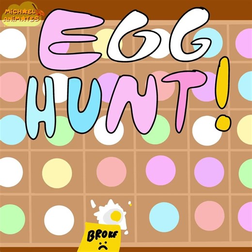 egg hunt!! (happy easter!!🐣🐇) #animation #easter #meme #shorts