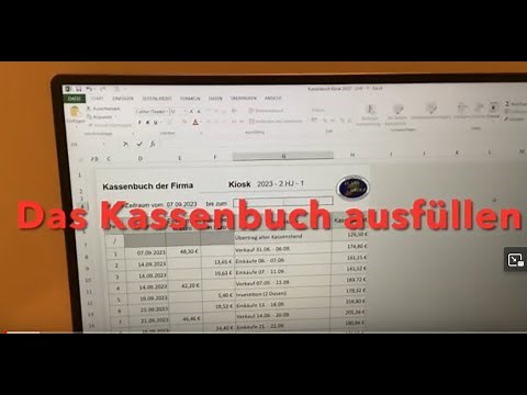 Das Kassenbuch ausfüllen
