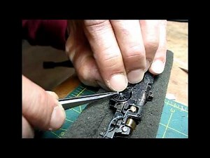 N Scale Steam Locomotive Crankpin Insert Demonstration