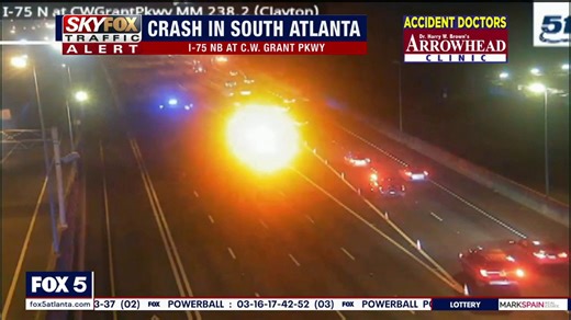 Fatal crash on I-75NW Friday morning