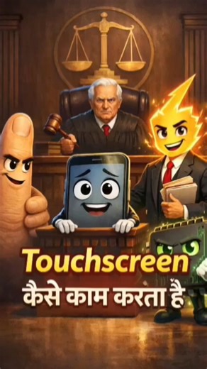 How does Touchscreen works #awareness #touchscreen #smartphone #courtroomdrama