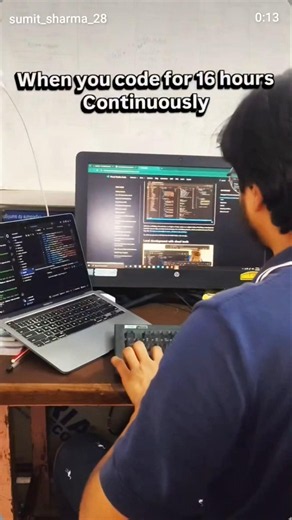 ❌when you code for 16 hours continuously #dsa