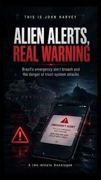 Alien Alerts, Real Warning: Brazil’s Emergency Alert Breach Exposes a Bigger Threat