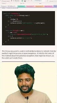What is the difference between Throw and Throws in Java? #codewithsagesyntax #java #software