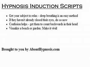 Hypnosis Induction Scripts