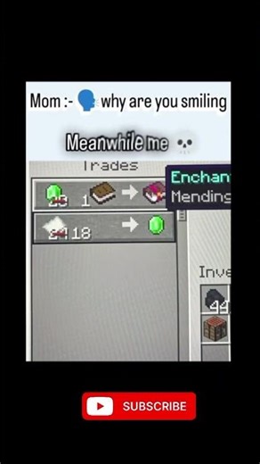 POV: The Luckiest Trade in Minecraft #minecraftrealistic #shorts