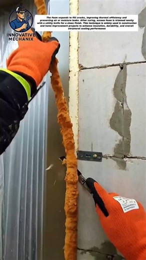 Expanding Foam Sealant Hack for Perfect Wall Insulation & Gap Filling