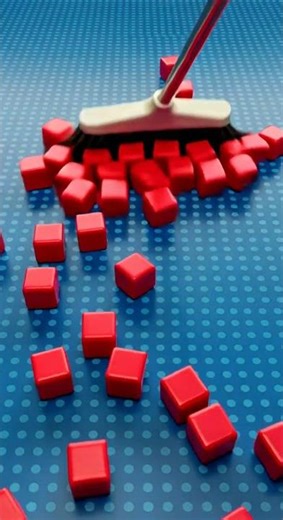 Cube Spill Sweep Watch the mesmerizing cube cascade #3danimation #blender #motiongraphics