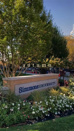 Simmons University on Instagram: "Campus in full fall mode. 🍂✨ #SimmonsUniversity #MySimmons"