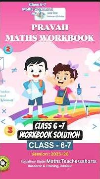 class 6 & 7 maths workbook #worksheet 9- 10 #mggs #class6 #गणित # work sheet 9 & 10