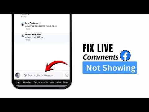 How to Fix Facebook Live Comments Not Showing (2026)