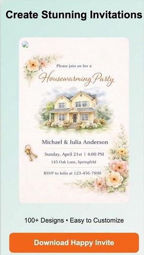 👉 Create Stunning Invitations in Seconds 🎉 | 100+ Designs | Happy Invite