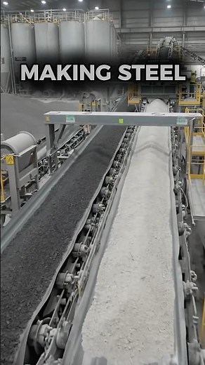 How STEEL Is MADE in Modern FACTORIES #steel #furnace #factoryprocess