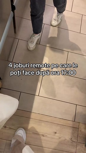 Salvează aceasta postare sau trimite-l cuiva care caută un venit extra. 1️⃣ Customer support remote Dacă îți place să comunici și să ajuți oameni. Exemple de site-uri / website-uri: Support Concentrix Alorica Ttecjobs 2️⃣ Meditații online Potrivit pentru oricine știe să explice clar un subiect – nu trebuie să fii profesor. Exemple de site-uri / website-uri: Tutor Chegg Wyzant Preply 3️⃣ Introducere date (Data entry) Ideal pentru seri liniștite: muncă simplă, repetitivă, fără stres. Exemple de si