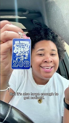 BBGreek – Zeta Phi Beta Keychain – Official Vendor