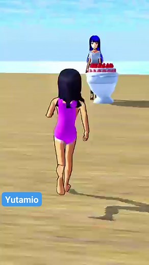 9.1K views · 1.3K reactions | Mio makan索藍sakura school simulator #yuta #mio #reels #dramasakura #fyp | Paho Praditama | Facebook