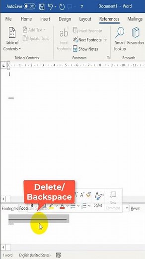 How to remove note lines in Word #shorts #viral #wordtips