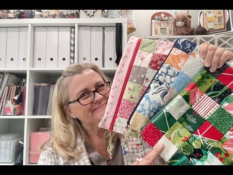 Holiday Stitching Kickoff! Big Project Progress & Cute Project Bags | Flosstube #146