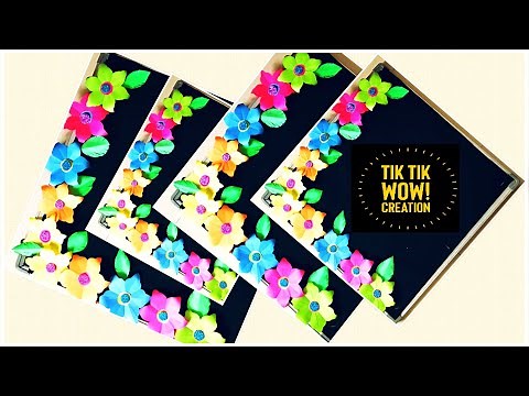 Soft Board Border Design Easy to make/Borders for Decoration Classroom Board