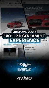 Customizing your Eagle 3D Streaming experience #3dgamedevelopment #unrealengine