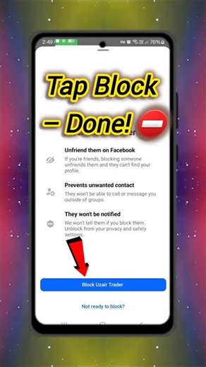 Facebook Messenger par kisi ko seconds mein block kaise karein💯#zubairtechnica#Facebook