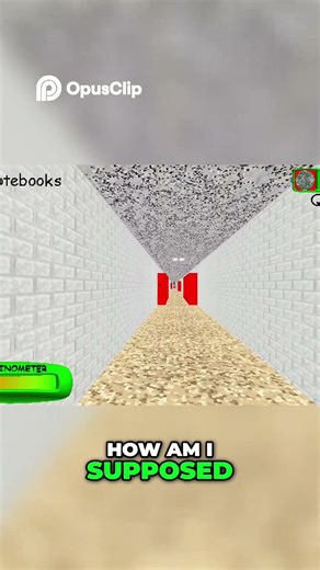 When Its The Last Attempt #gaming #baldisbasics