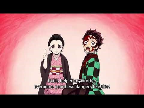 Tanjiro's secret is revealed by Nezuko :- Demon Slayer season 2 episode 17