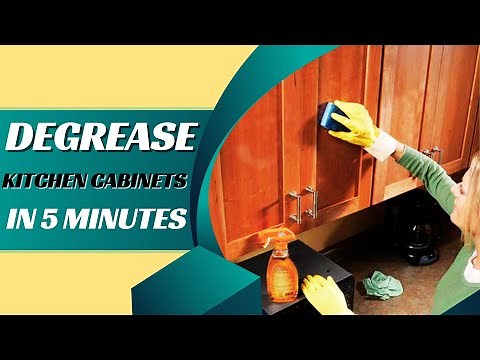 How To Clean Sticky Grease Off Kitchen Cabinets??(Super Easy Tricks)