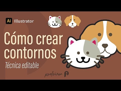 💗 Crear contornos en Illustrator (Técnica editable)
