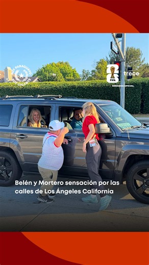 Paraguay en Los Ángeles: hinchas tiñen de albirrojo la ciudad