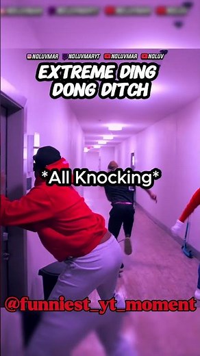 Extreme Ding dong Ditching #pranks #dingdong #funny #funniest_yt_moments